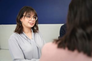 Image of woman smiling